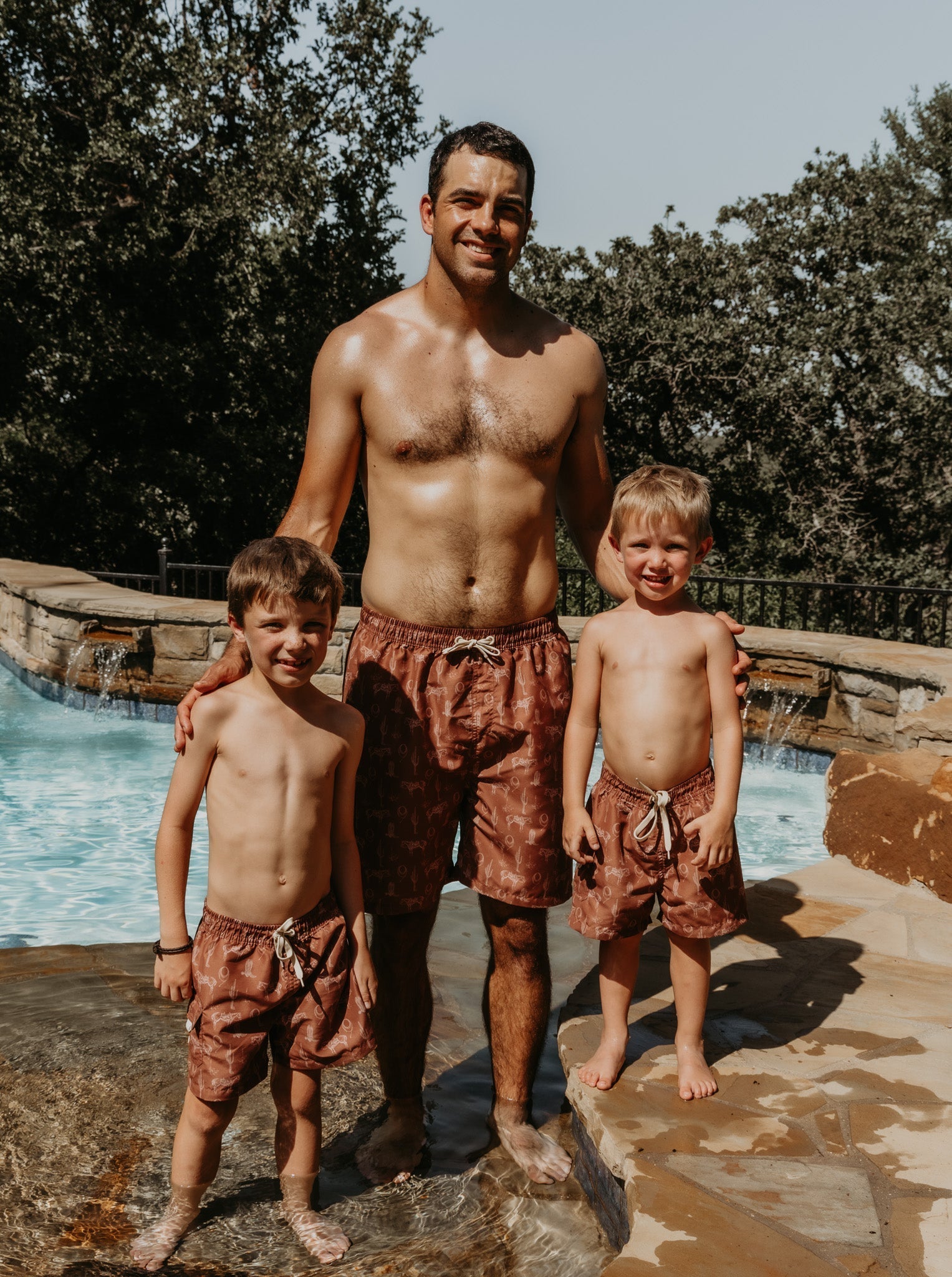Cowkid Desert Dreams Swim Trunks, supplier view 2