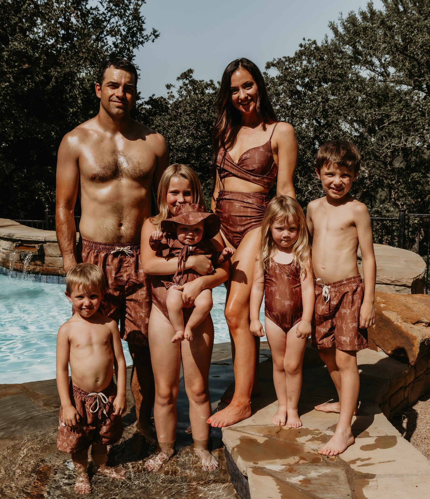 Cowkid Desert Dreams Swim Trunks, supplier view 3