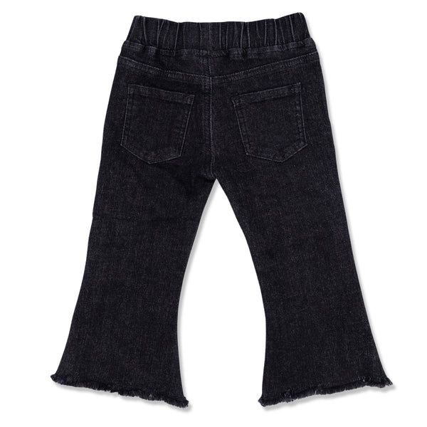 Cowkid Faded Black Denim Bells, alternate view 2