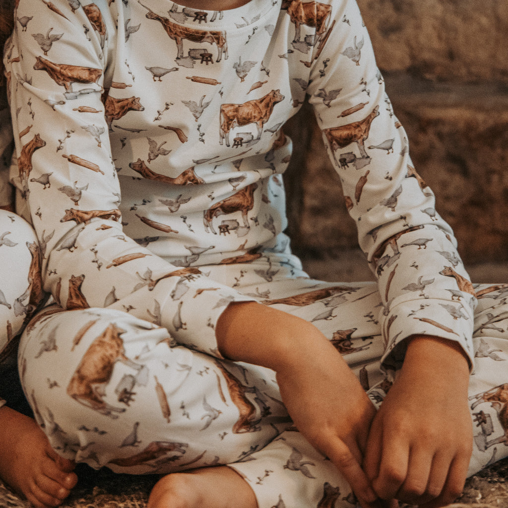 Cowkid Homestead Long Sleeve Set, supplier view 2
