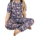 Cowkid Mauve Ranch Horse Short Sleeve Set