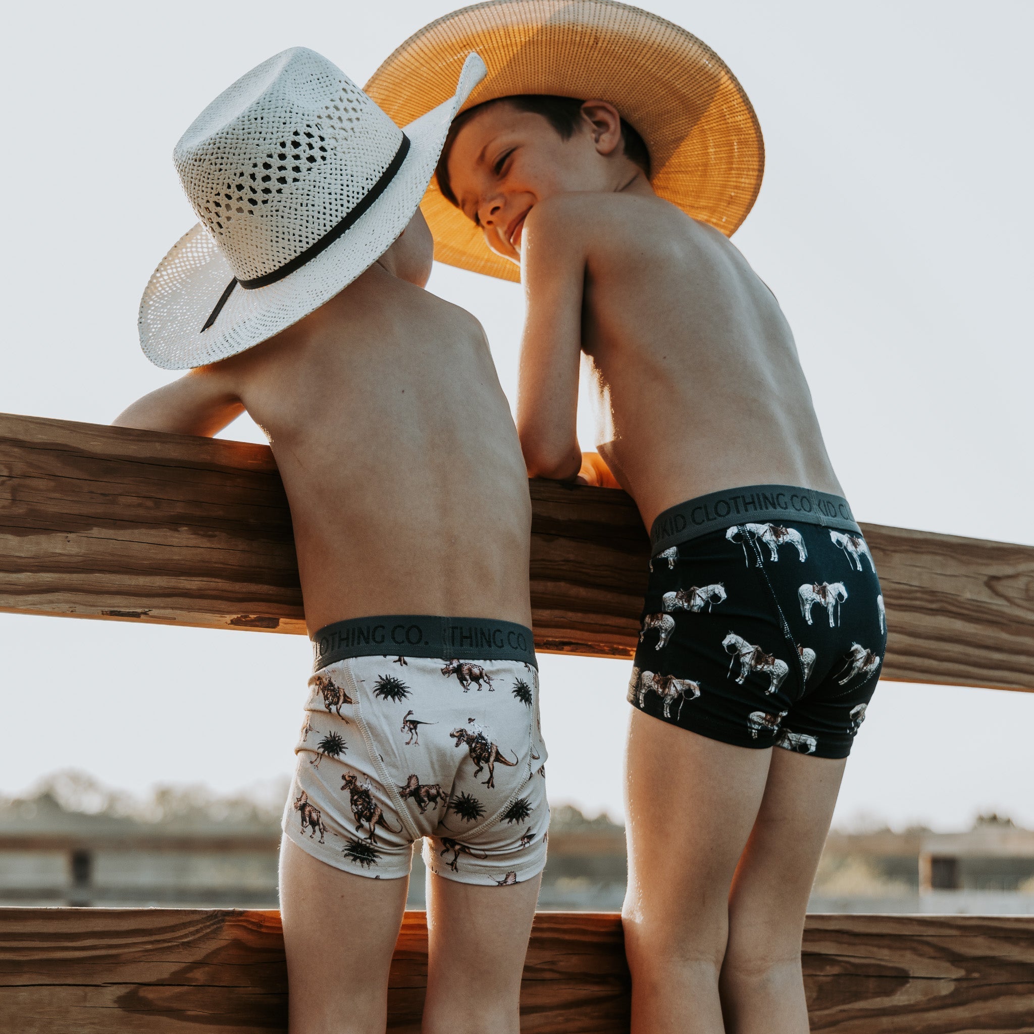 Cowkid Rodeo Cowboy Boxer Briefs (5 Pack), supplier view 2