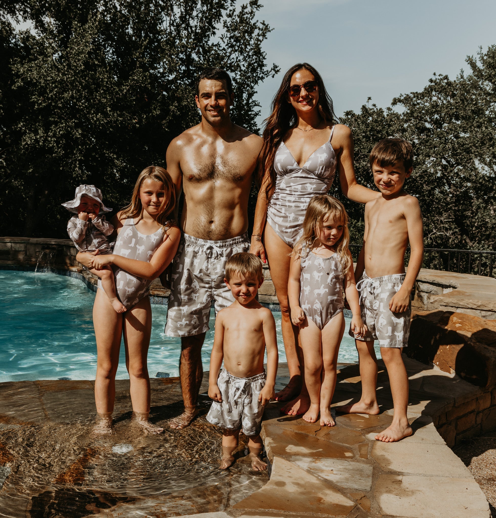 Cowkid Rustic Roots Swim Trunks, supplier view 3