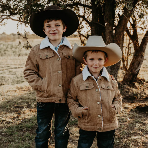 Cowkid Sunset Corduroy Jacket with Sherpa Lining