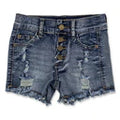 Cowkid Vintage Ripped Denim Kids' Shorts