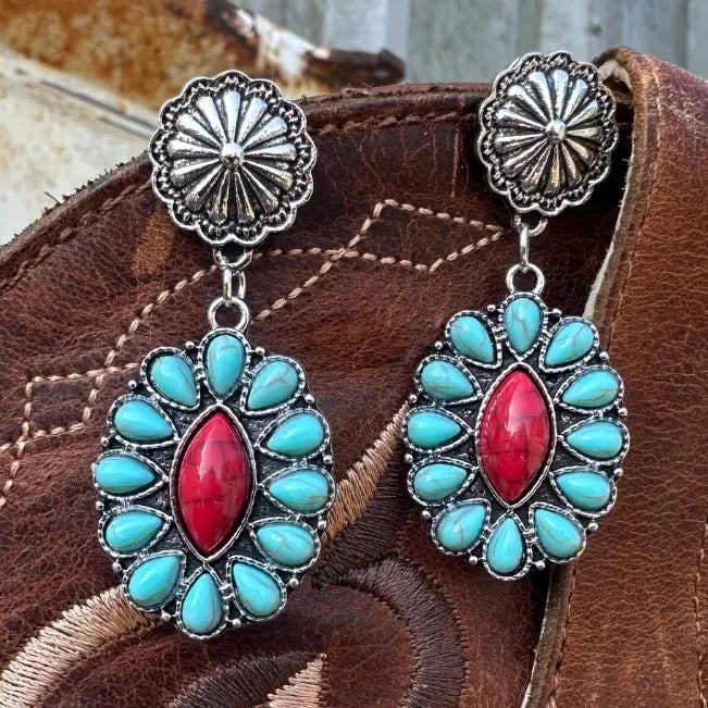 Wild Flower Dangle Earrings