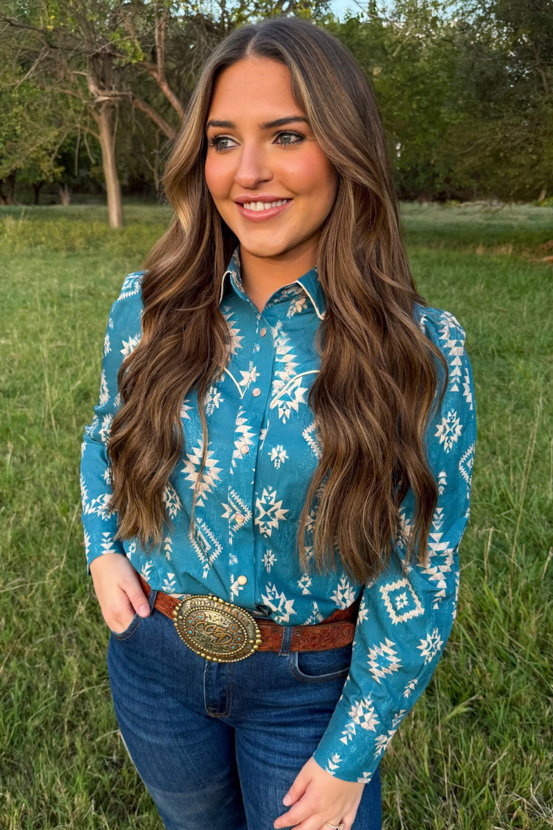 Sterling Kreek Desert Sky Button Up full outfit