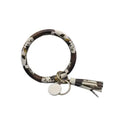 Cowhide Bracelet Keyring
