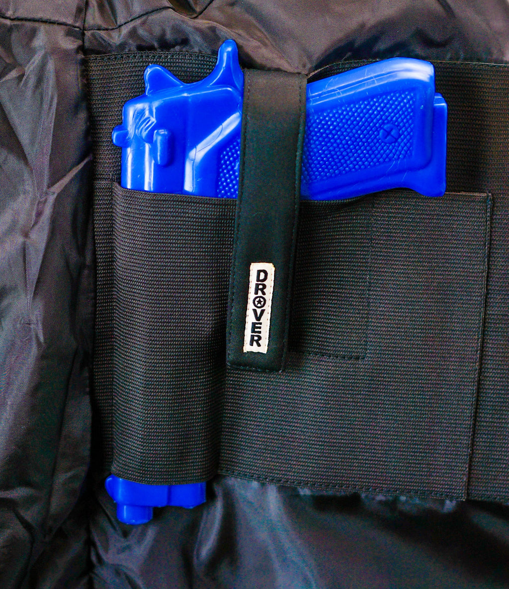 Drover Black Concealed Carry Softshell Vest, product view 3