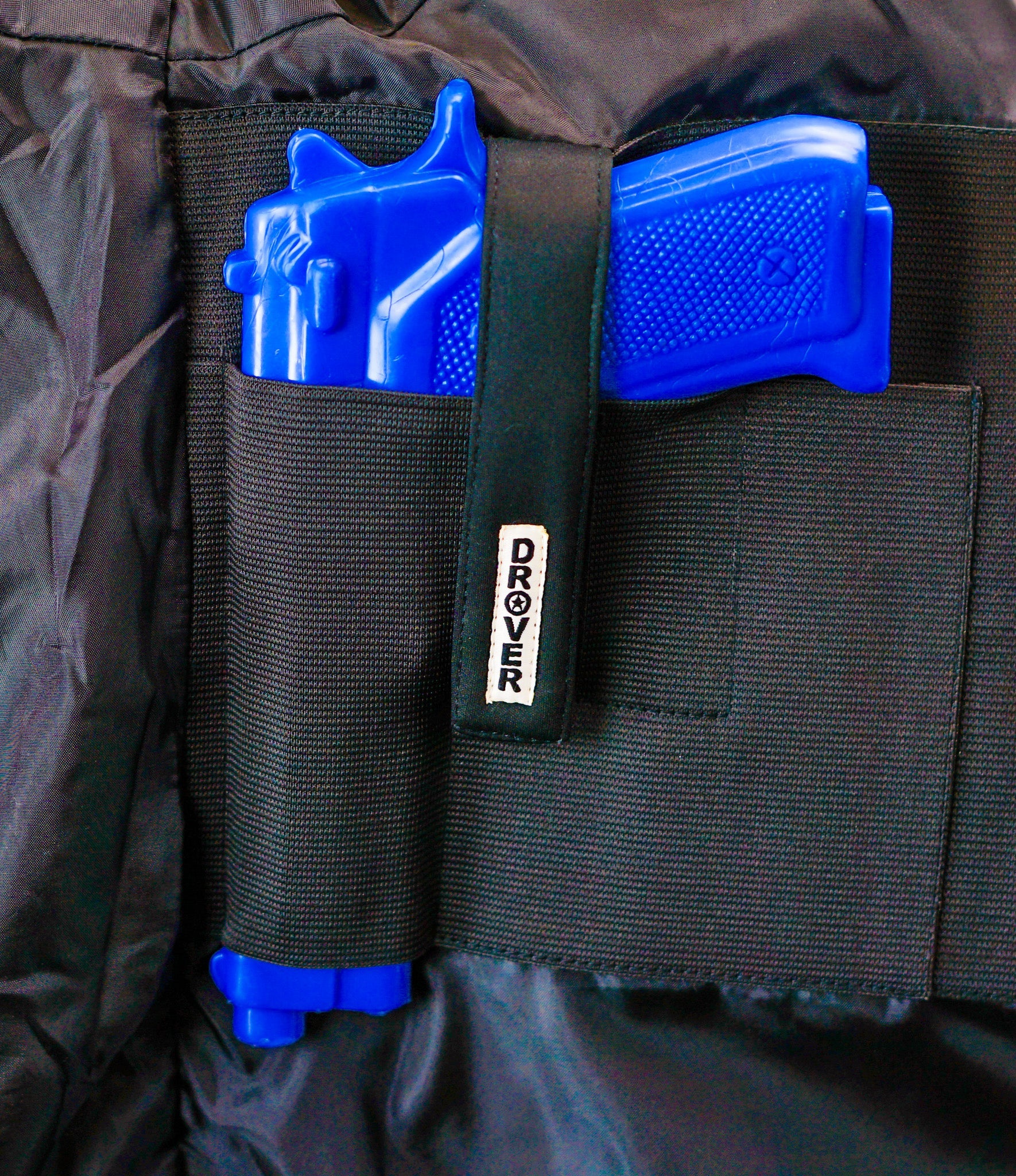 Drover Black Concealed Carry Softshell Vest, product view 3