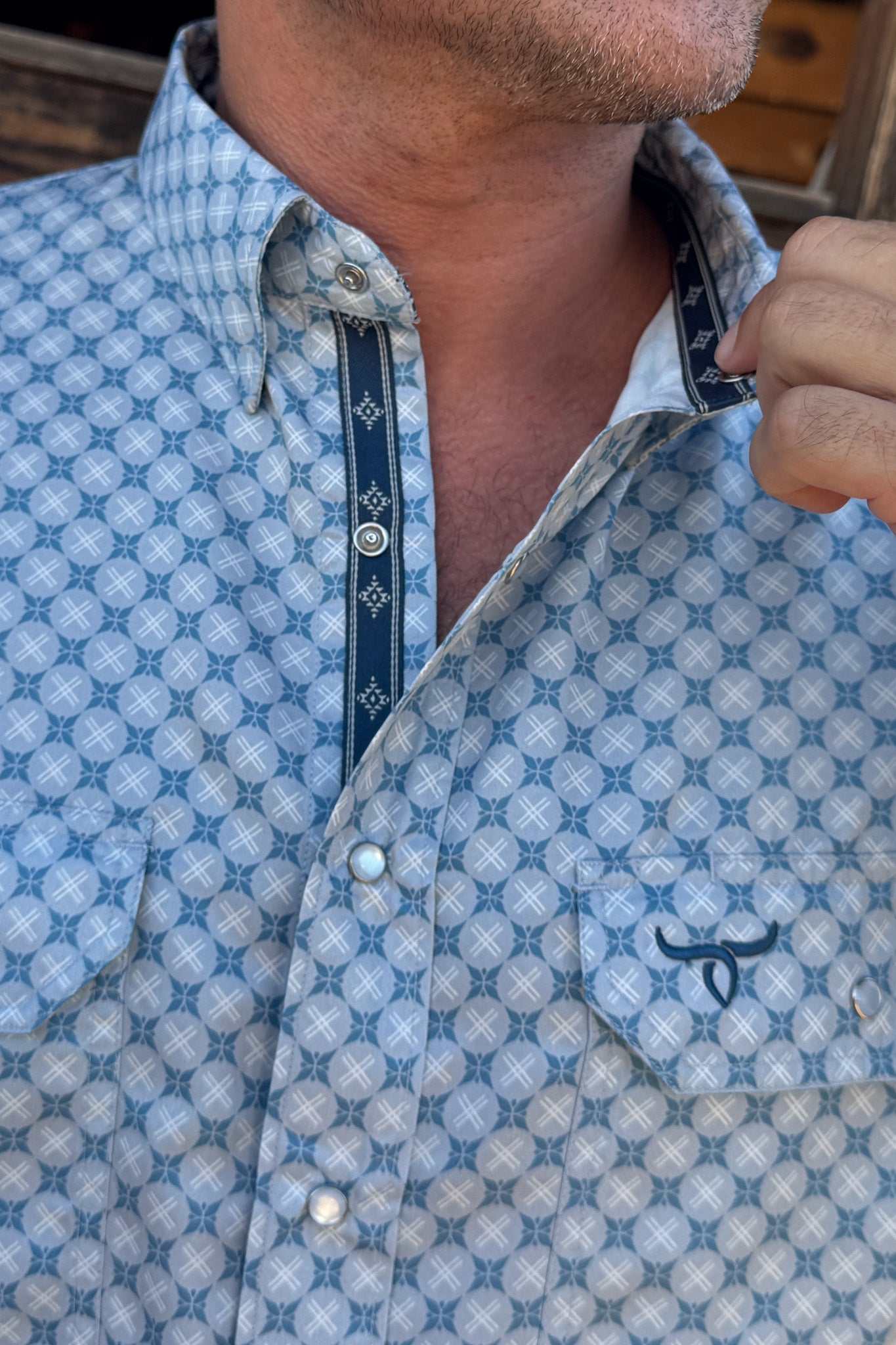 Drover Honcho Long-Sleeve Performance Vent Shirt, product view 2