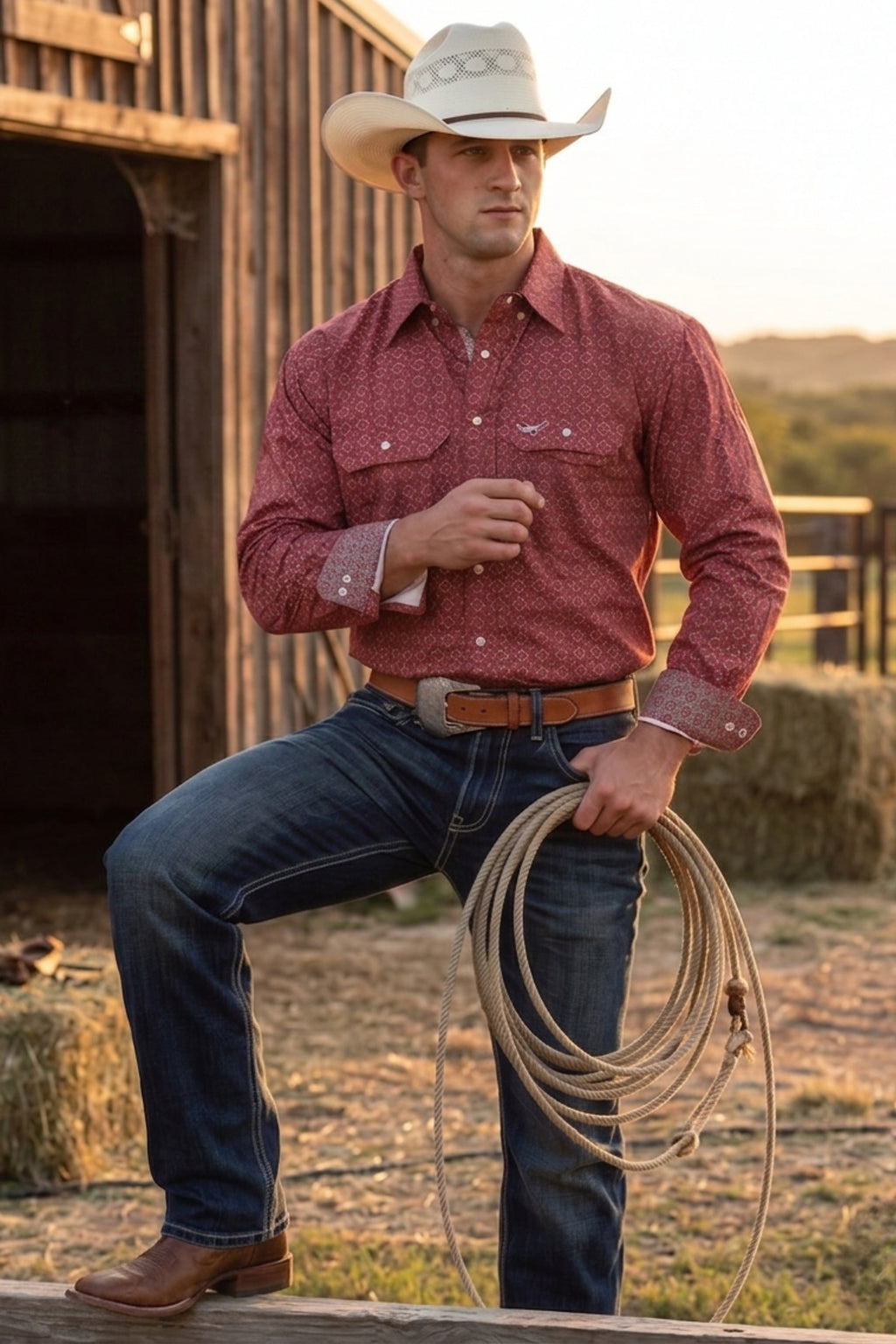 Drover Pecos Long-Sleeve Performance Vent Shirt, product view 2