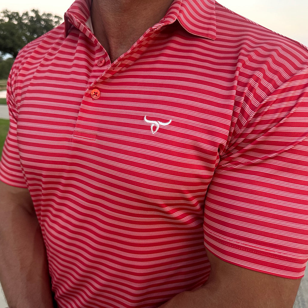 Drover Rusty Spur Stretch Performance Polo, product view 2