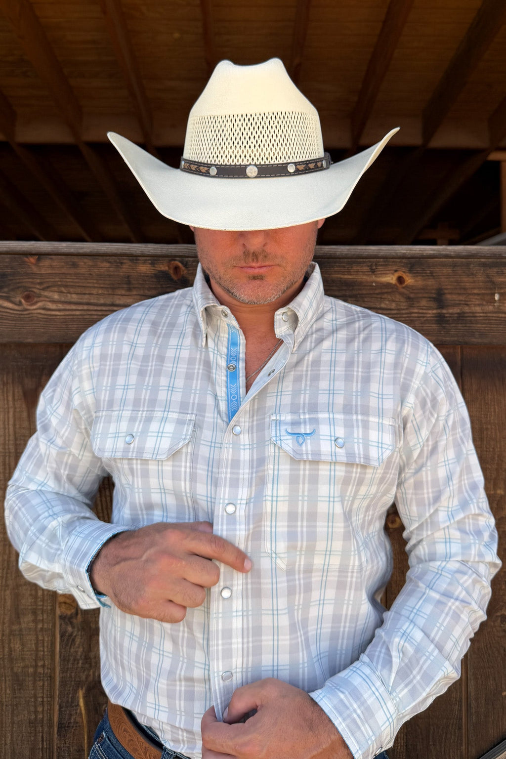 Drover Tombstone Long-Sleeve Performance Vent Shirt, product view 3