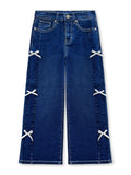 Wide Leg Jean w/ Bows