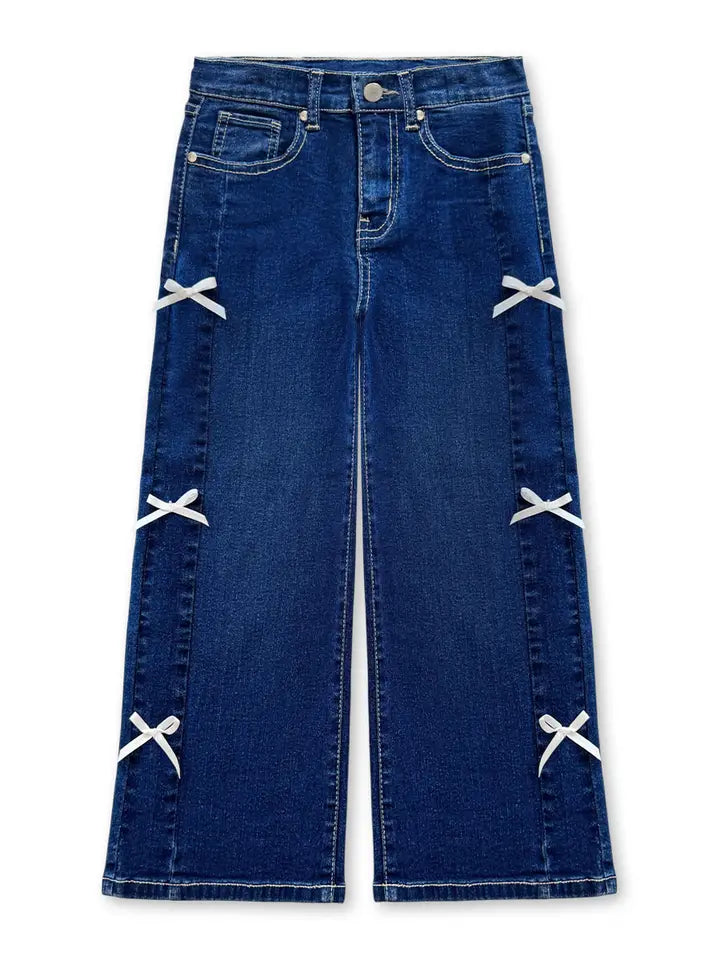 Wide Leg Jean w/ Bows