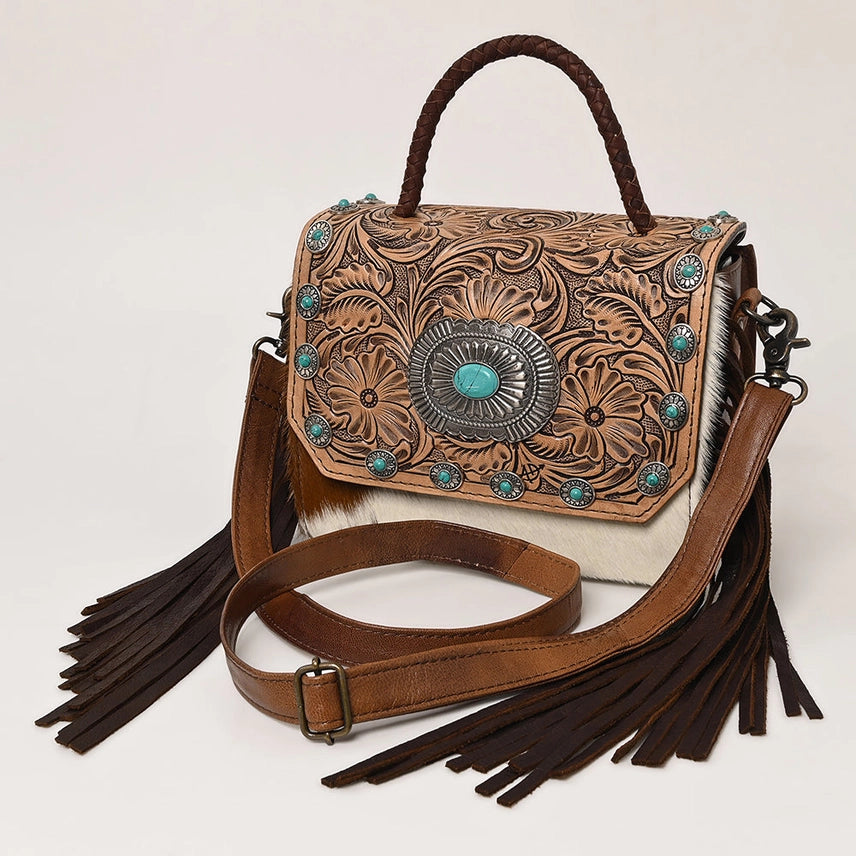 ADBG1388 Small Crossbody Bag with Hair
