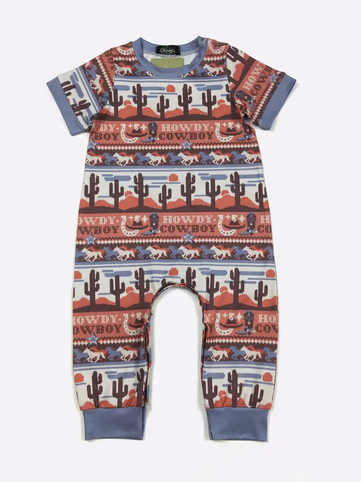 Howdy Cowboy Aztec Boy PJ's
