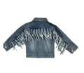 Denim Fringe Jacket