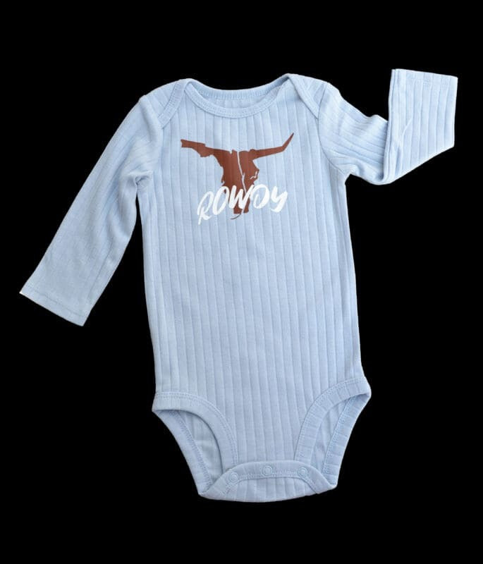 FL Grit Light Blue Rowdy Onesie - product view