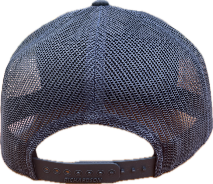 FL Grit Navy Richardson 168 Leather Bull Patch Hat - view 6