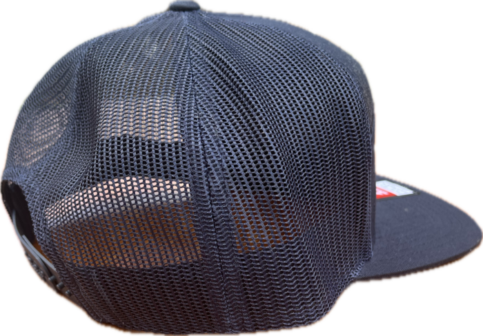 FL Grit Navy Richardson 168 Leather Bull Patch Hat - view 7