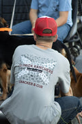 Cracker and Cur Florida Brands garment-dyed T-shirt in concrete