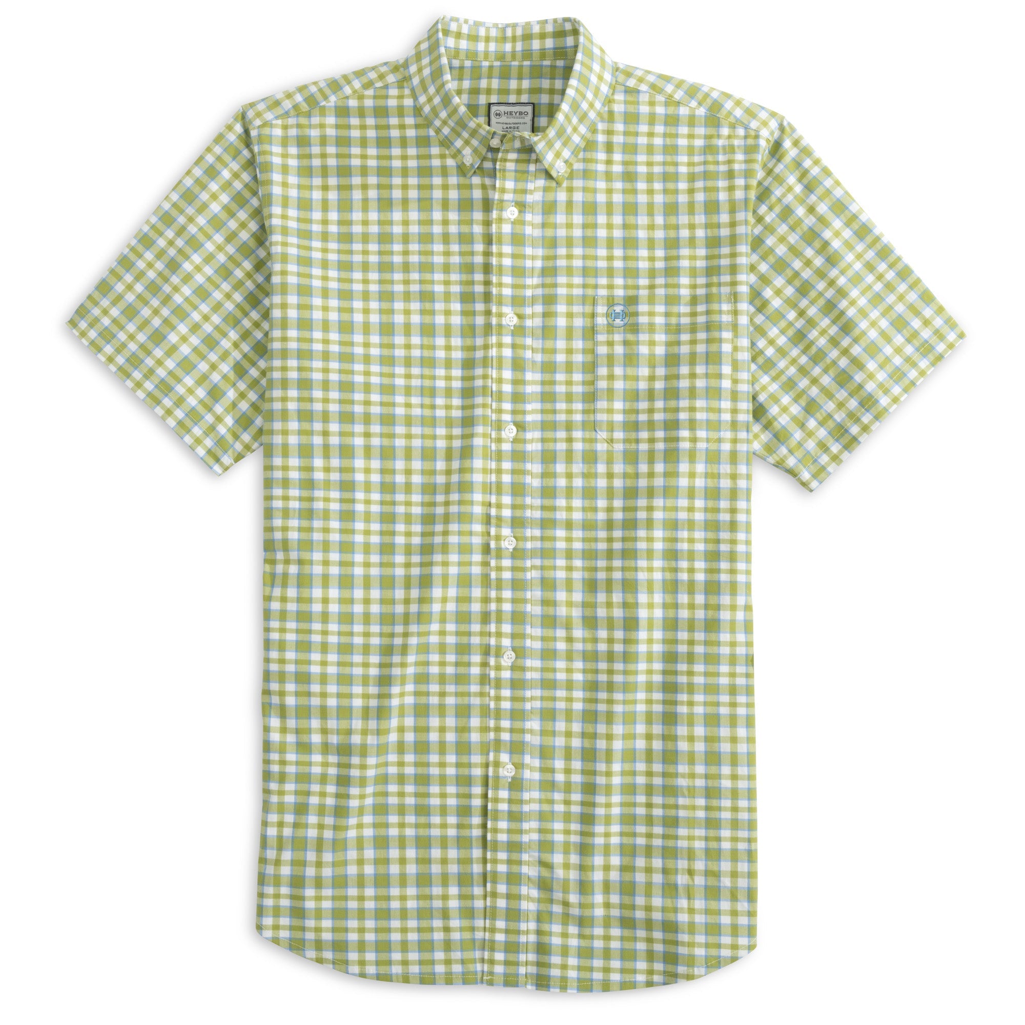HEYBO Augusta Dress Shirt: Riviera, supplier view 2