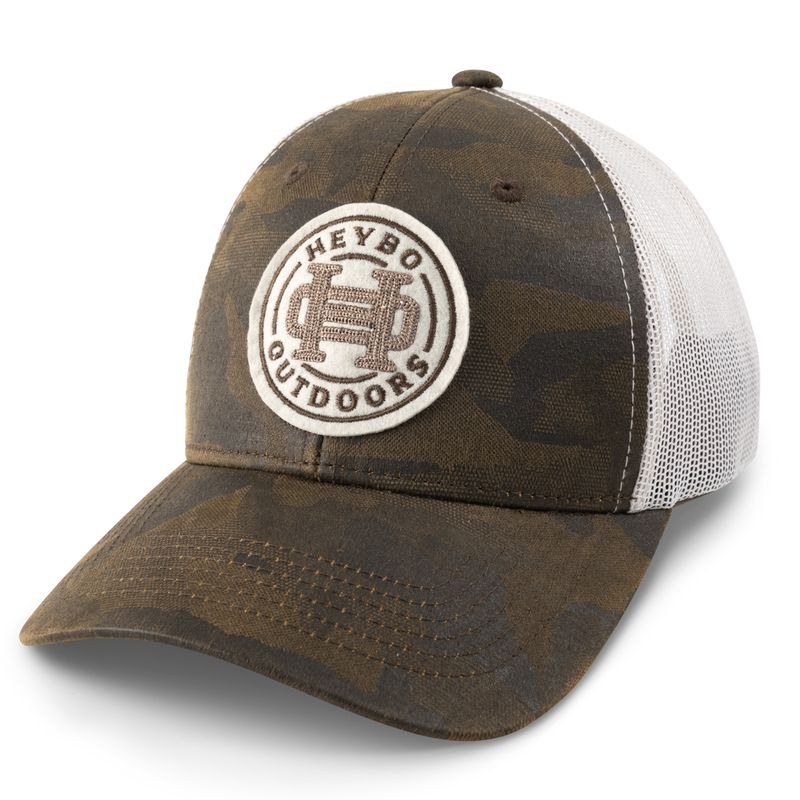 HEYBO Camo Felt Patch Hat, supplier view 2