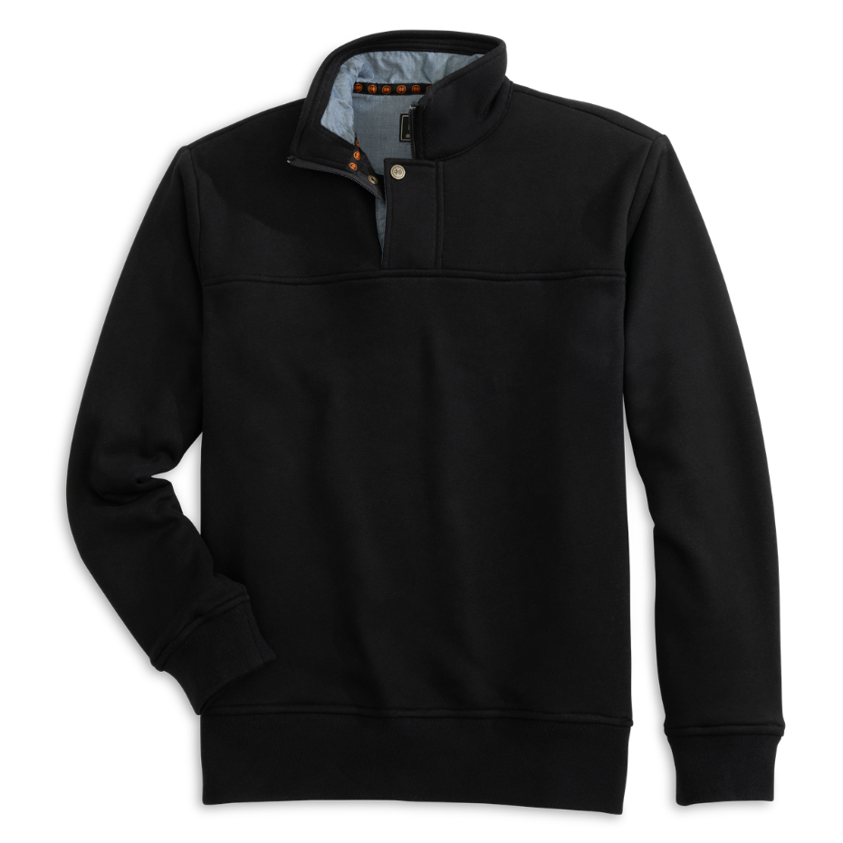 HEYBO Sportsmans 1/4 Zip: Black, supplier view 2