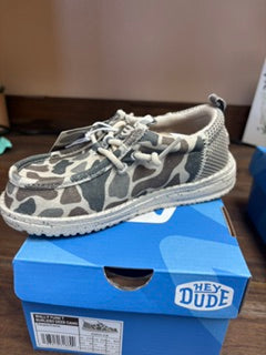 HEYDUDE HEYDUDE X BURLEBO Wally Funk Toddler Deer Camo - Taupe/Camo (45953-2JE)