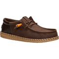 HEYDUDE Men's Wally Funk Houston Rodeo 3 dark brown slip-on shoe