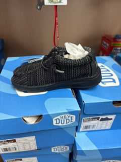 HEYDUDE Wally Toddler Stretch Sox - Black / Black (42073-060)