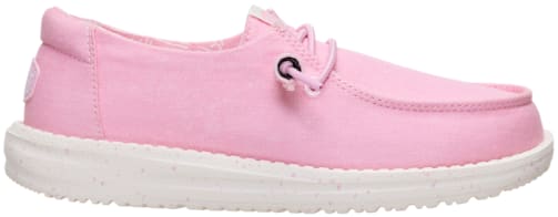 HEYDUDE Wendy Youth Stretch Canvas - Cameo Pink (41281-7BT), supplier view 2