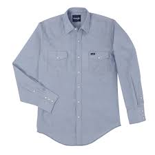 WRG Men's Chambray Long Sleeve