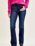 Judy Blue women’s regular-length dark wash bootcut jeans