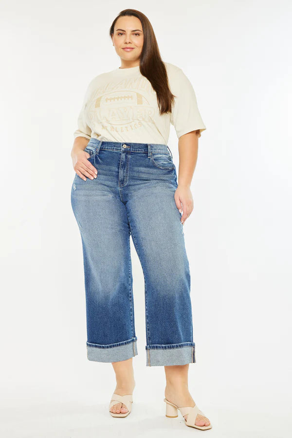 KanCan Conie High Rise Wide (Plus Size)