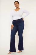 KanCan Darcy Mid Rise Flare (Petite Plus Size)