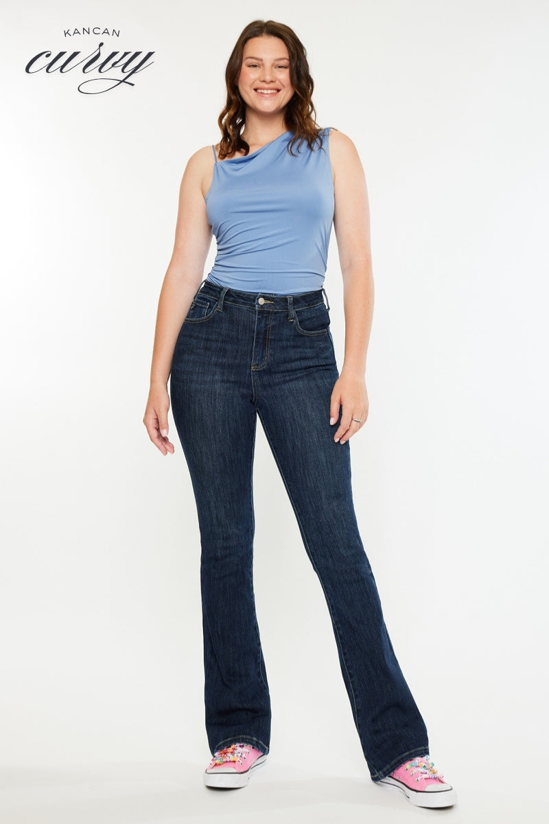 KanCan Janice High Rise Bootcut - Curvy, supplier view 2