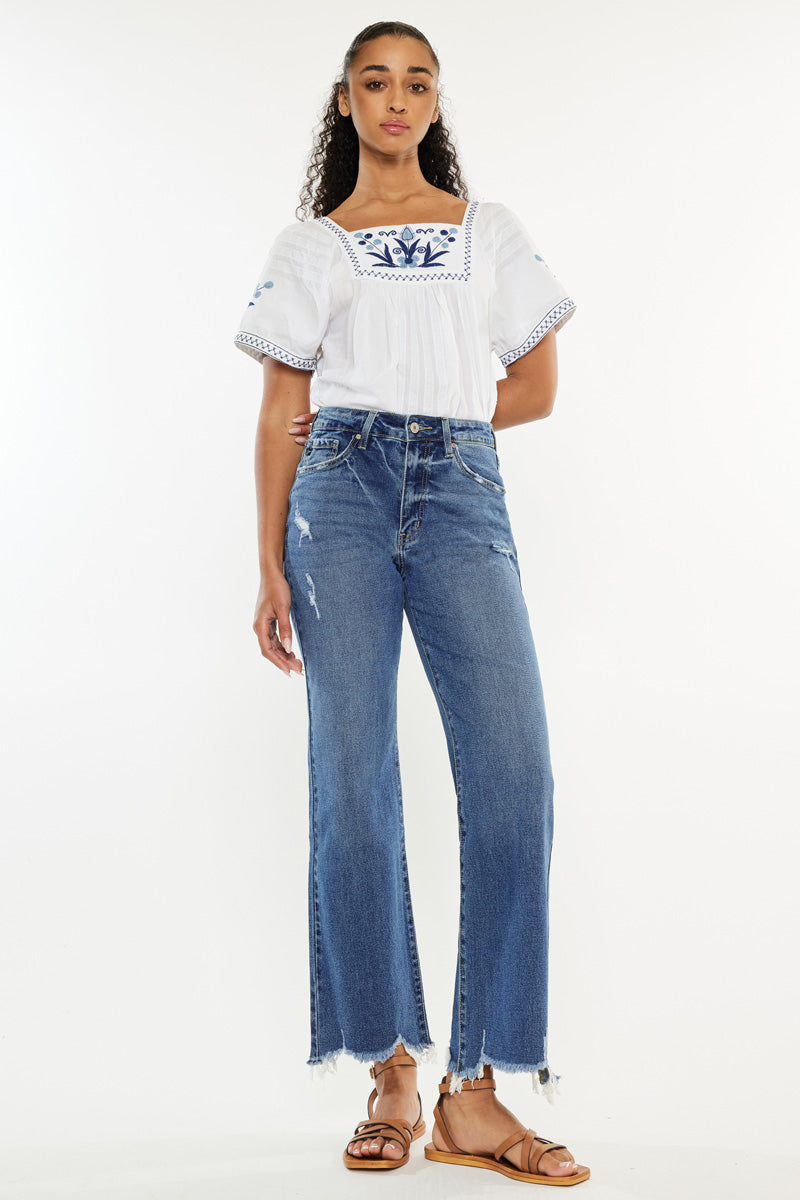 KanCan Jemma High Rise Slim Wide, supplier view 2