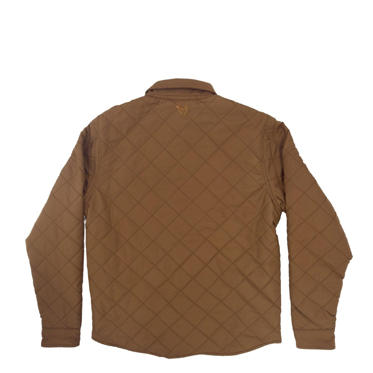 Lazy J Quilted Poly Jacket coyote brown view 3