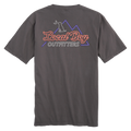 Local Boy Outfitters Neon Mountain T-Shirt in Gray