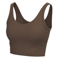 Local Girl women's active tank top in Espresso front view