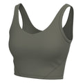 Local Girl women's active tank top in Olive front view