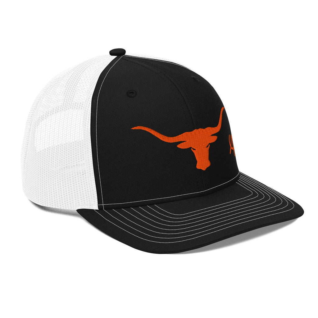 Longhorn embroidered Richardson 112 trucker cap alternate view