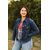 Lucky & Blessed Classic Dark Wash Western Yoke Denim Jacket