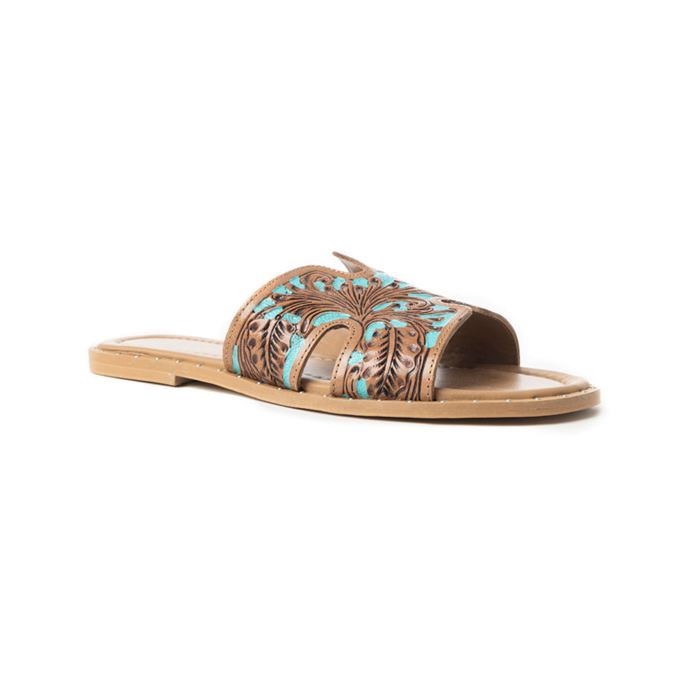 Myra Carmina Anne Sandals In Blue, supplier view 2