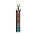 Myra Turquoise Daydreams Key Fob In Black and Brown
