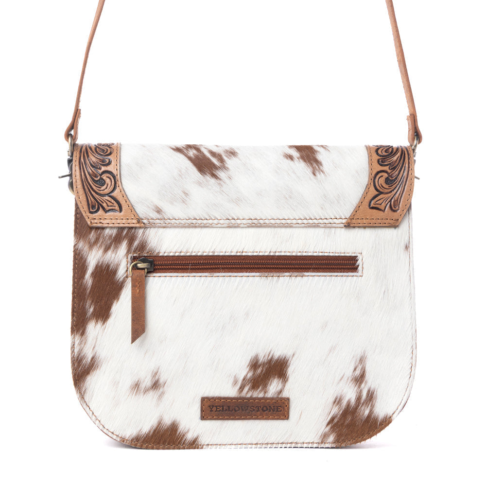 Myra Yellowstone Frontier Ridge Hand-Tooled Bag in Oat Mocha, supplier view 3