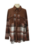 Oversized Corduroy Shirt Jacket